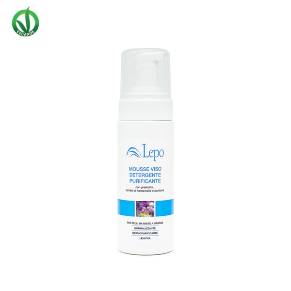 Mousse detergente purificante