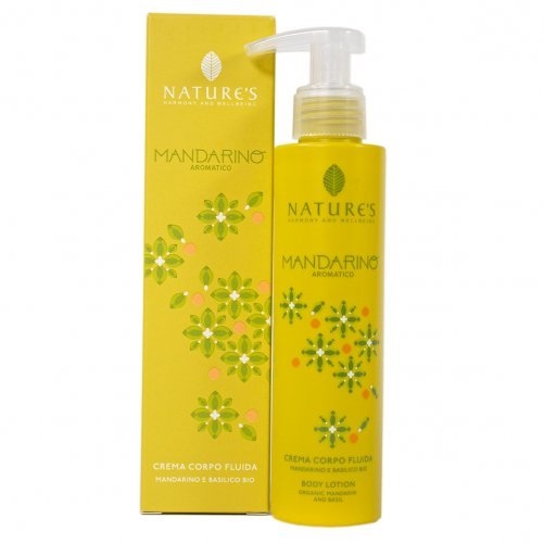 Crema corpo fluida-Mandarino e Basilico Bio