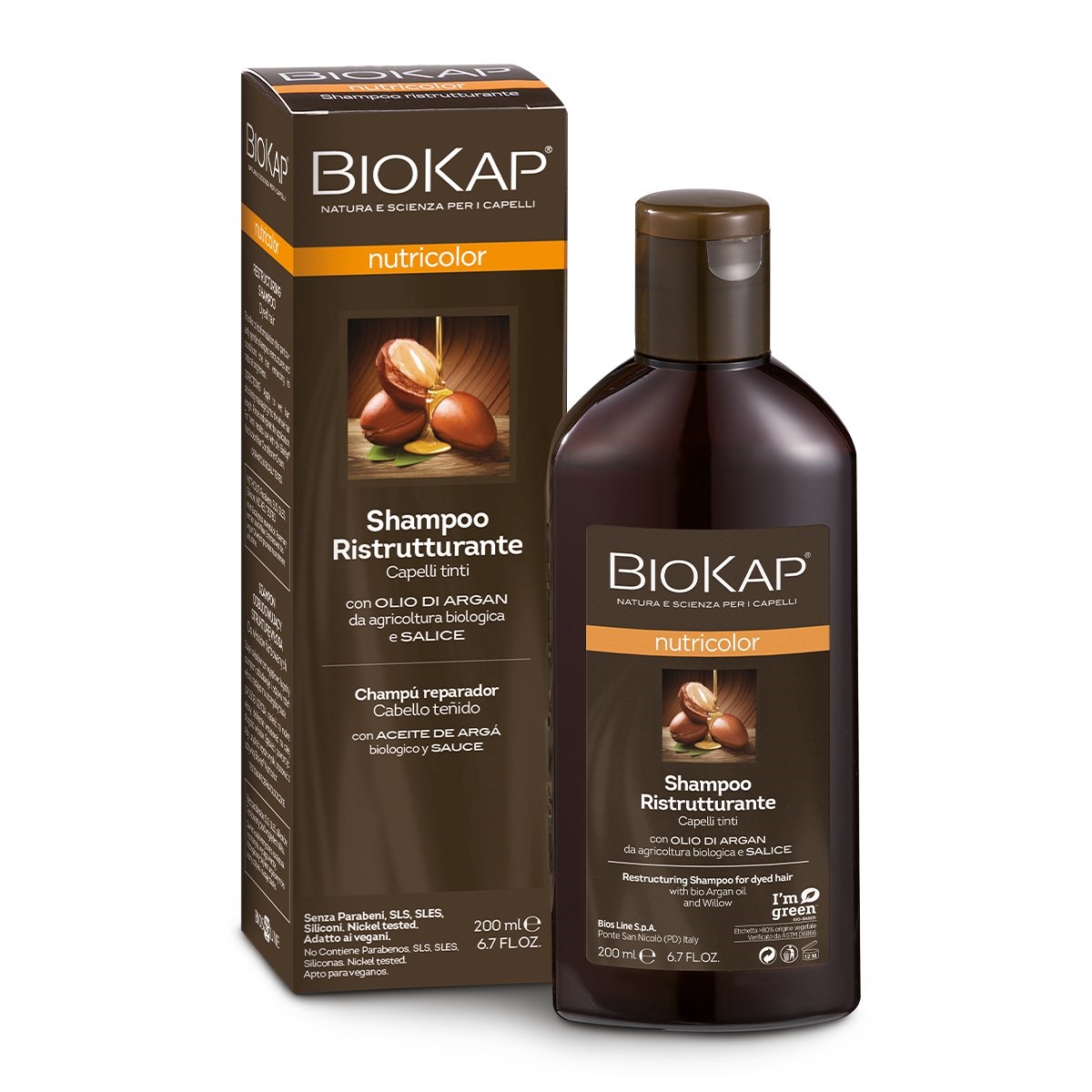 Shampoo ristrutturante, capelli tinti
