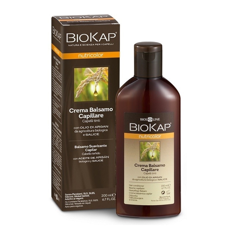Crema balsamo capillare, capelli tinti
