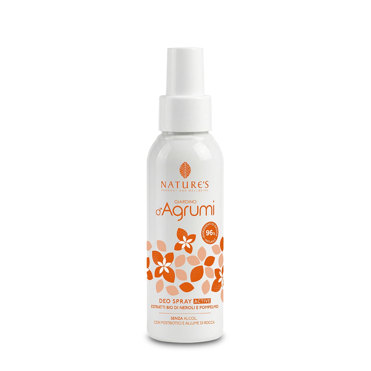Deo Spray Active Estratti Bio di Neroli e Pompelmo