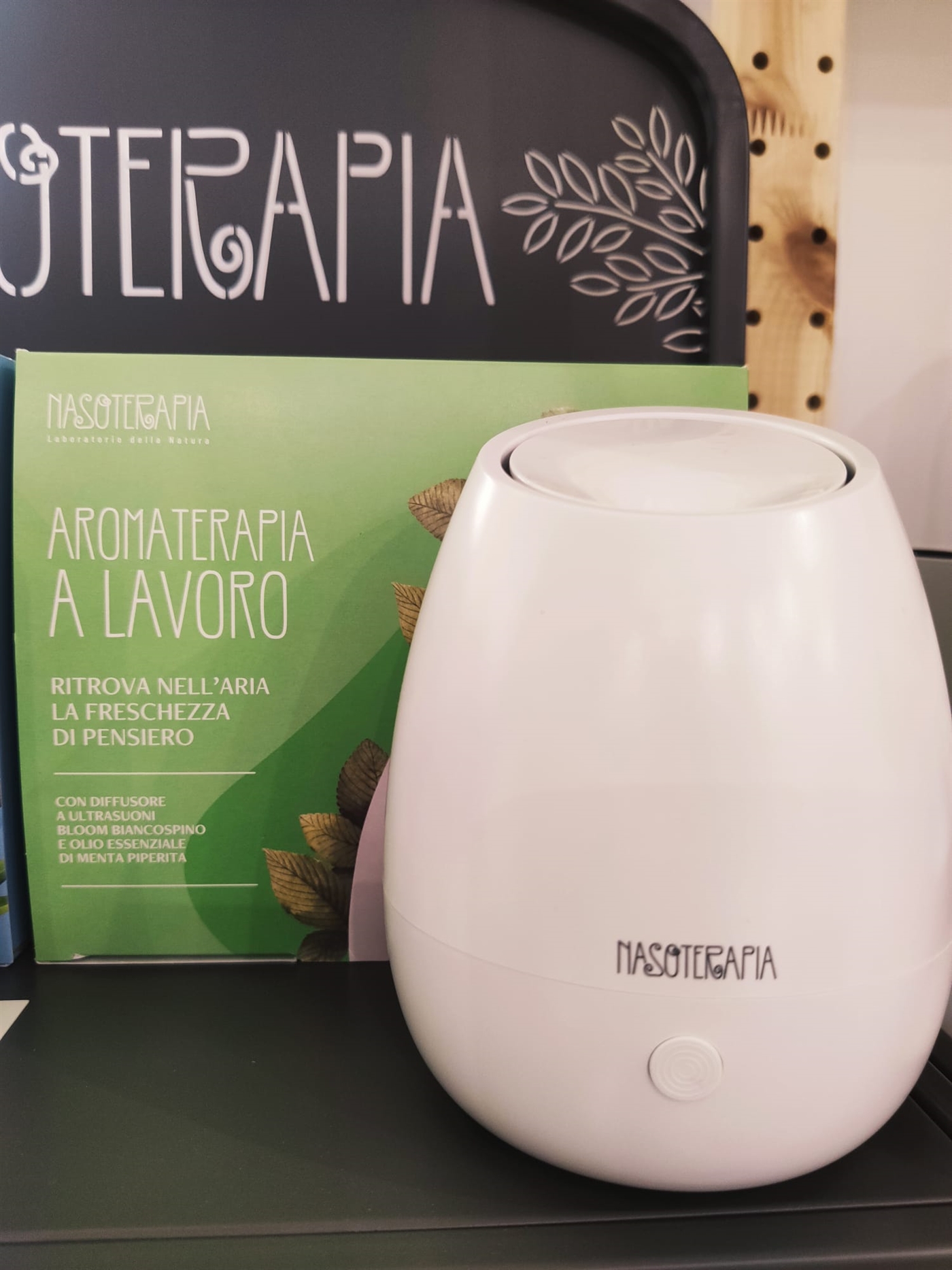 Aromaterapia a Lavoro - con olio essenziale di menta piperita