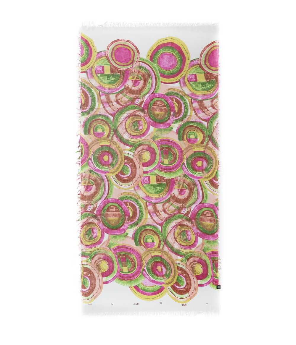 Foulard Bamboo Kandinsky - F3F4EF-01